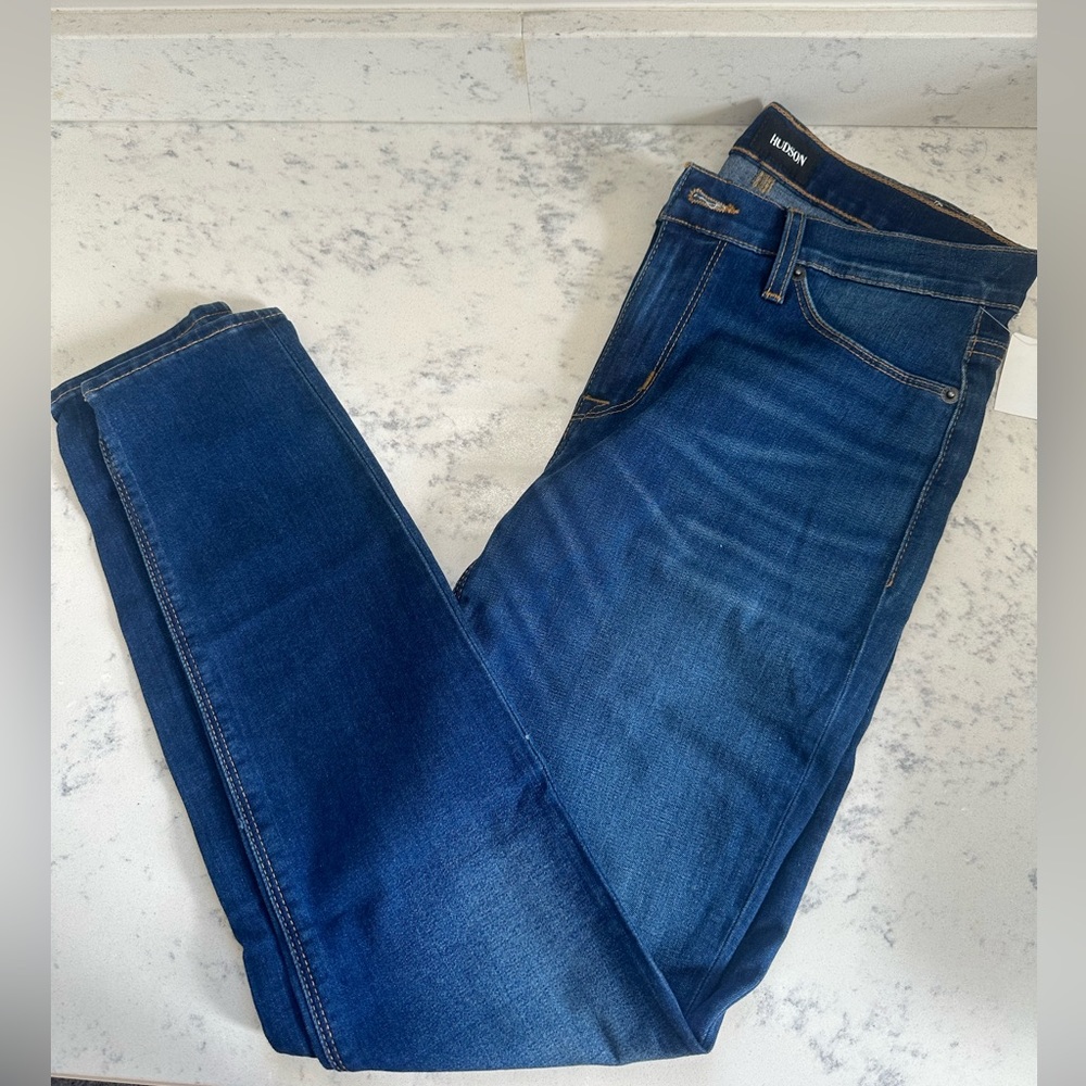NWT Hudson midrise ankle Natalie super skinny jeans